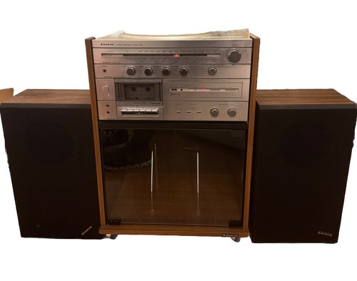 Sanyo vintage hifi system - sanyo,