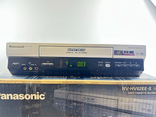 New panasonic vhs vcr - new,