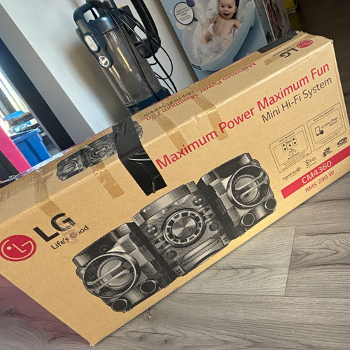 Cm4360 mini fi system - lg, hi-fi